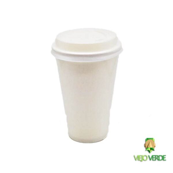 vaso de cartón 12 oz con tapa