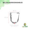 dimensiones bolsas multiusos biodegradables