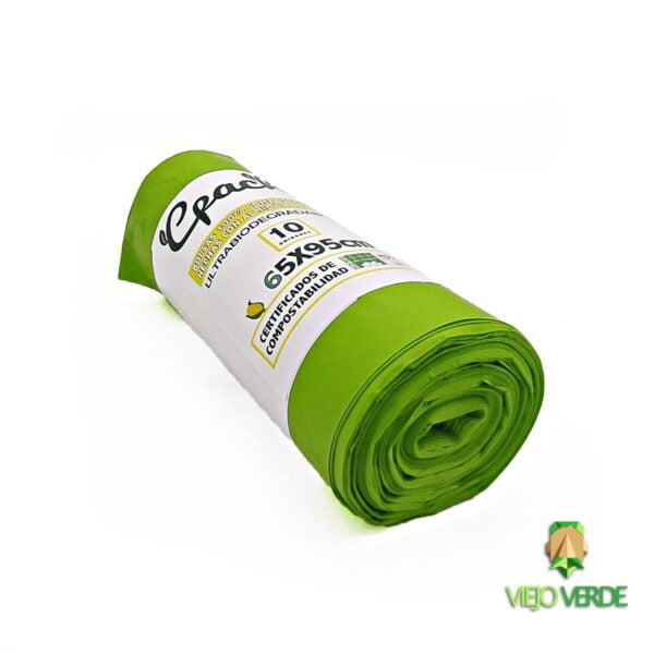 BOLSABIO65X95 bolsas de almidón de maíz biodegradable XL