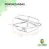 dimensiones p1 p3 portacomidas