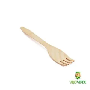 tenedor de madera de abedul