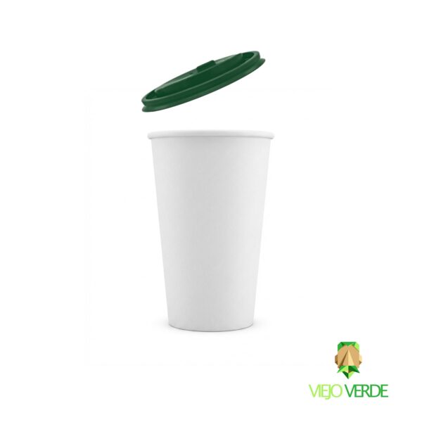 Vasos de cartón 12 oz con tapa