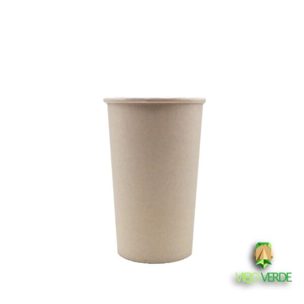 Vaso 12 oz logo vaso 12 oz fibra de caña