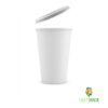 Vasos de cartón 16 oz con tapa