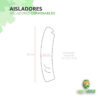 dimensiones de aisladores de calor germinables