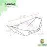 dimensiones de canoas grandes de bambú