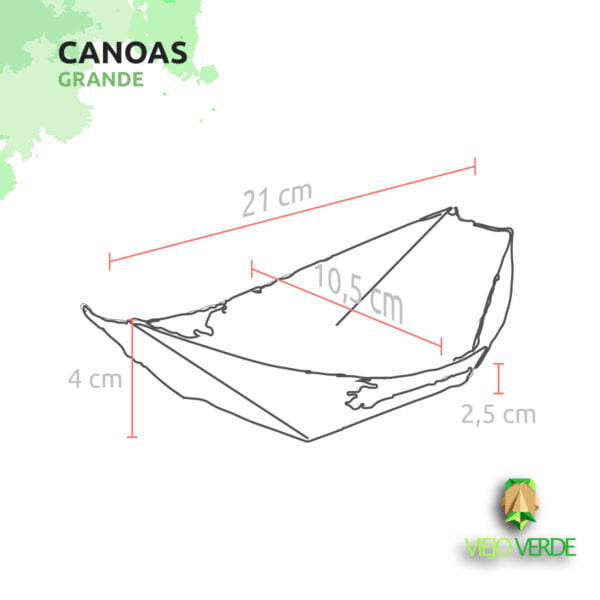 caonagran dimensiones de canoas grandes de bambú