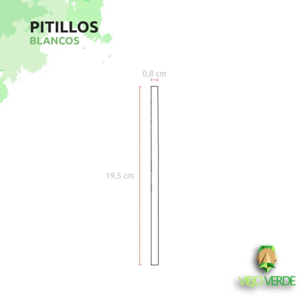 pitblanco dimensiones pitillos de cartón blancos