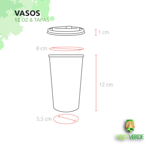 vaso 12 oz medidas