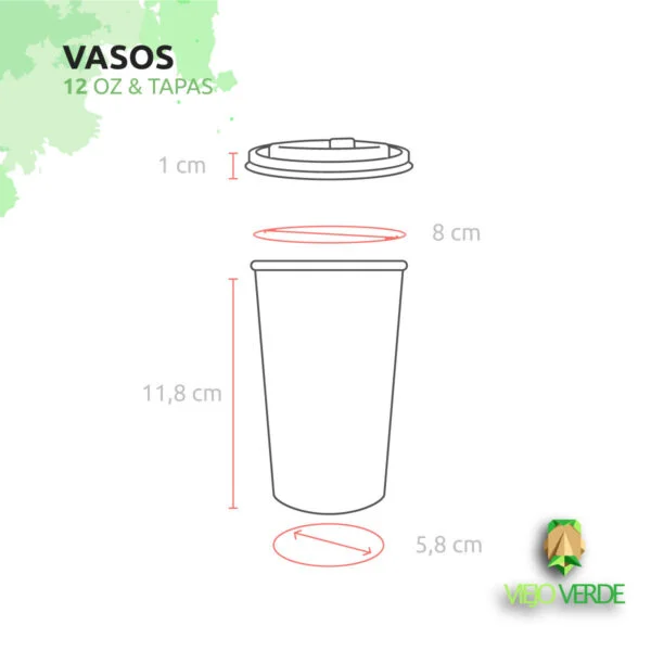 vaso 12 oz medidas