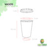 vaso 9 oz medidas