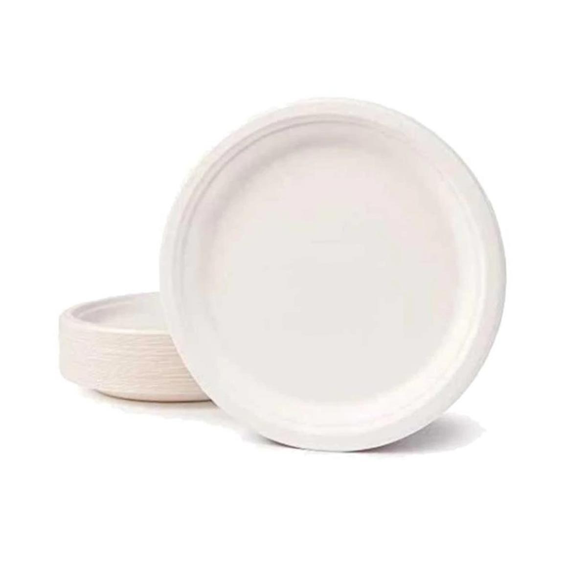 Platos biodegradables de bagazo de caña | Viejo Verde