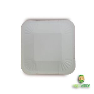 Bandejas cuadradas de cartón x 20 uds.