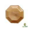 Plato de guadua octagonal