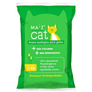 arena para gatos ecológica