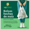 Bolsas hechas de maíz