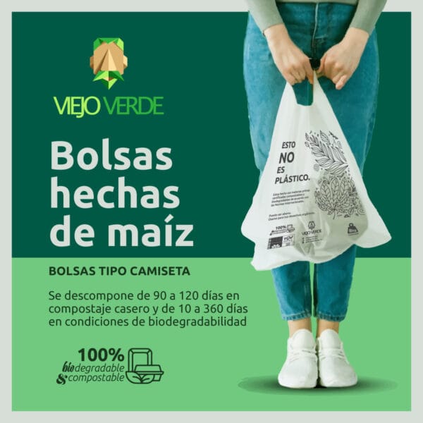 Bolsas hechas de maíz