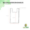 medidas bolsa biodegradable tipo camiseta