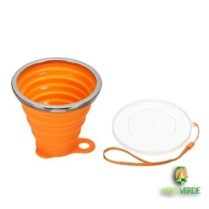 vaso plegable de silicona 9 oz