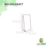 medidas bolsa kraft 4 lb