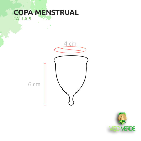 medidas copa menstrual talla S