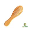 Cepillo pequeño de bambú 2 cepillo pequeño de bambú para el cabello