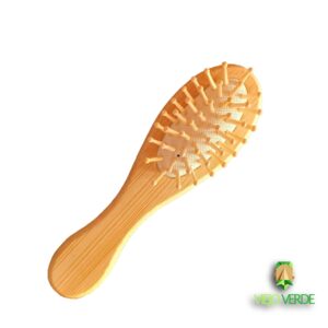 cepillo pequeño de bambú para el cabello