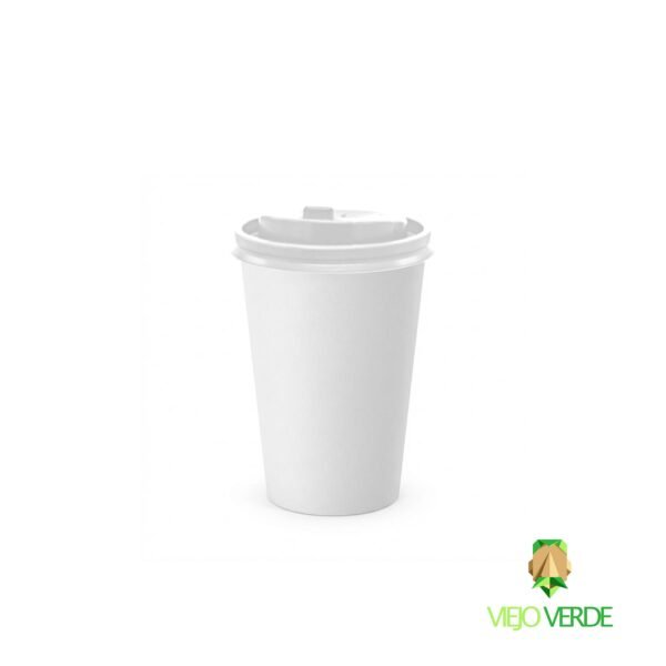 Vaso-9-oz-carton-con-tapa-blanca Vasos de cartón 9 oz x 50 uds.